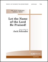 Let the Name of the Lord Be P TTBB choral sheet music cover